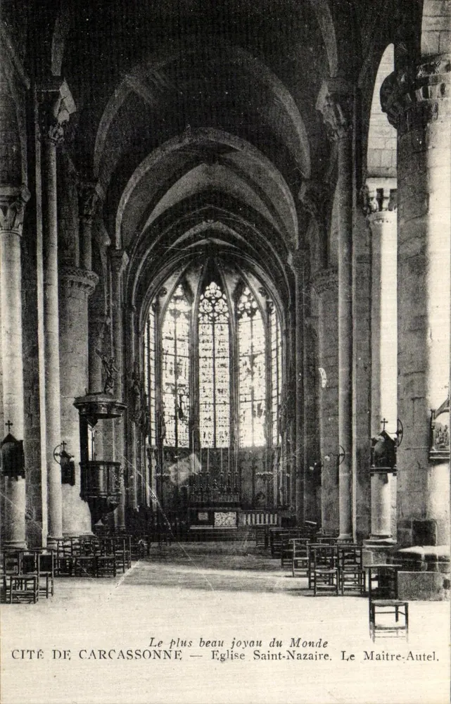 Stadt Carcassonne — Kirche Saint-Nazaire — Der Meisteraltar - Vorderseite