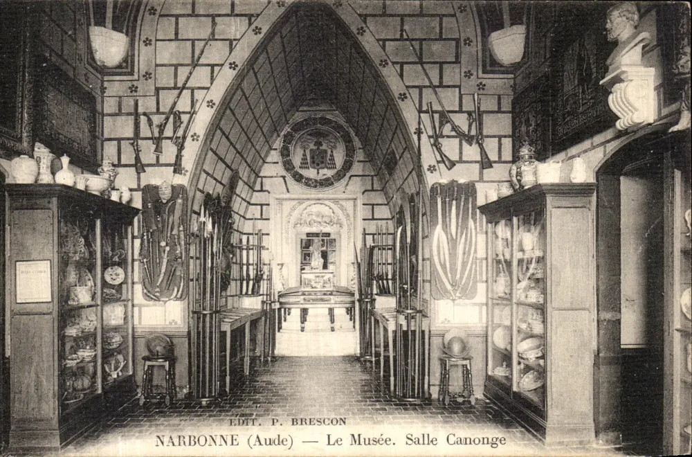 NARBONNE (Aude) — O Museu. Sala Canonge — Ed. P. Brescon - Frente