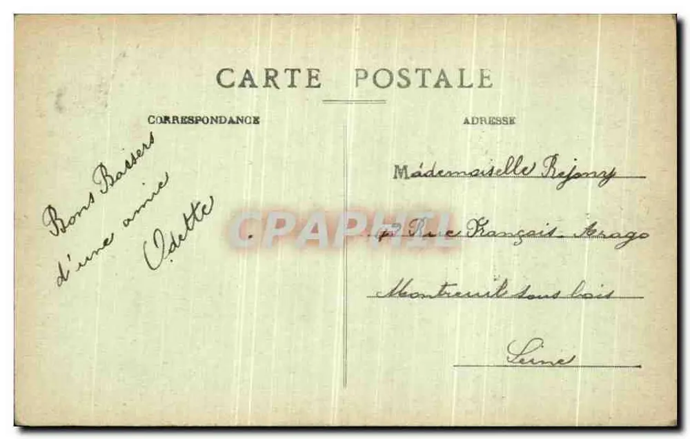 Cantal — Wasserfall Falhitoux — Pierre Malcaux, Verlag, Nr. 1972 - Rückseite