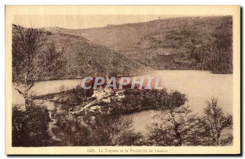 La Truyère und die Halbinsel Laussac — Panoramablick — Éditions Malroux, Aurillac - Vorderseite