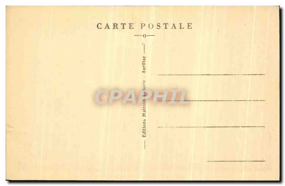 La Truyère und die Halbinsel Laussac — Panoramablick — Éditions Malroux, Aurillac - Rückseite
