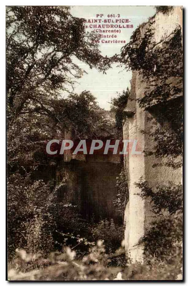 Saint-Sulpice-Chaudrolles — Entrada das carreiras — PP 661-2 - Frente