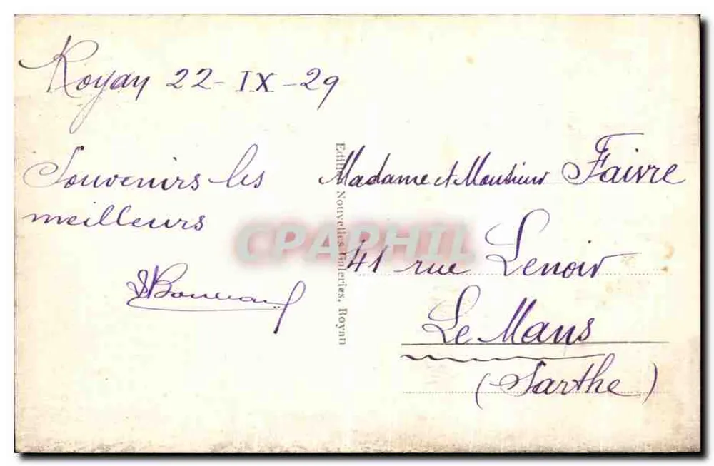 Royan-Pontailleg - Un Coin de Plage — éditeur Éditions Nouvelles Talencées, n°85 - Verso