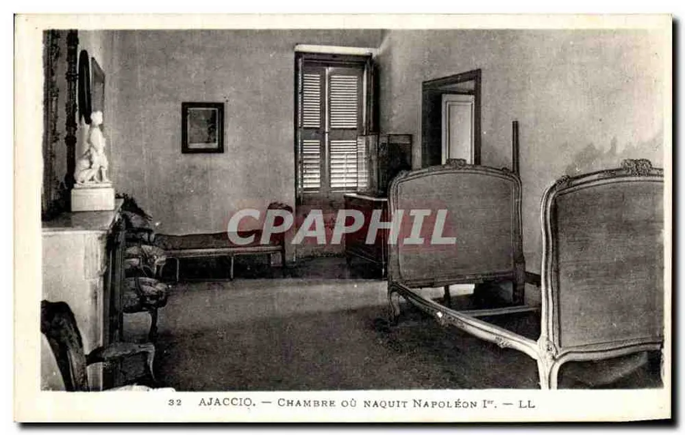 Ajaccio — Zimmer, in dem Napoleon I geboren wurde — LL - Vorderseite