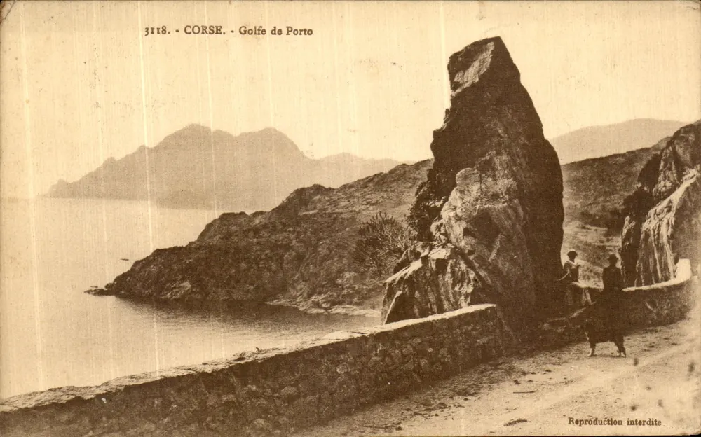 Golfo de Porto — Córsega — n° 3118 — J. Moretti - Frente