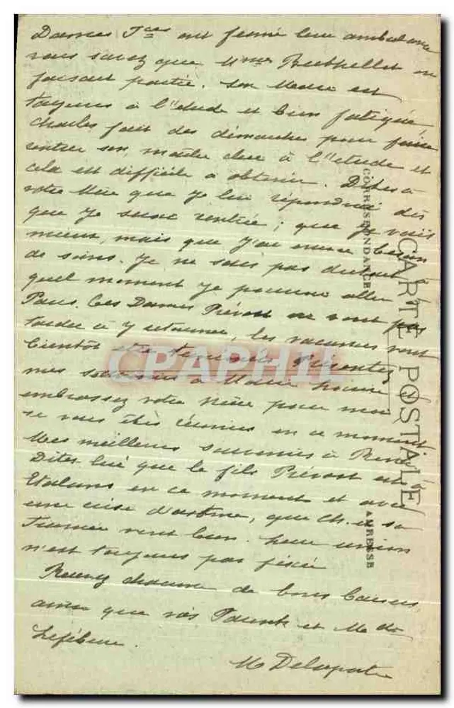 Dijon - Porte Saint-Pierre und Allées du Parc — Verlag R. Le Déposé, n°46 - Rückseite