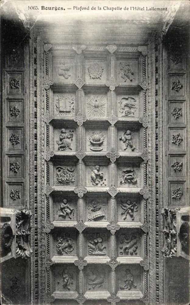 Bourges — Decke der Kapelle des Hotels Lallemant — Unbekannter Verleger, Nr. 5065 - Vorderseite