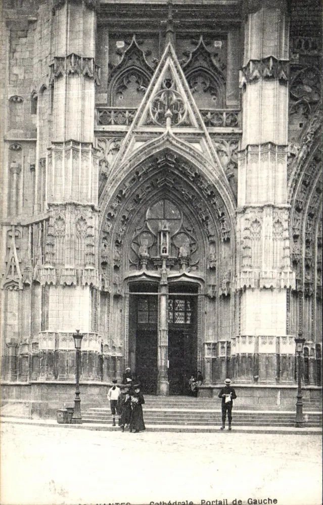 NANTES — Kathedrale, linkes Portal — Verlag: MA-ÉDIT, NANTES - Vorderseite
