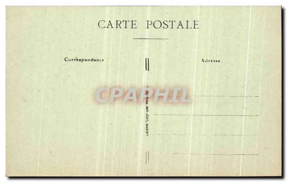 NANTES — Kathedrale, linkes Portal — Verlag: MA-ÉDIT, NANTES - Rückseite
