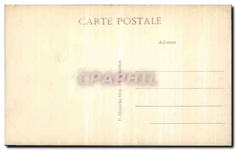 Nantes — Museu Dobrée — O Palácio dos Irlandeses - Verso