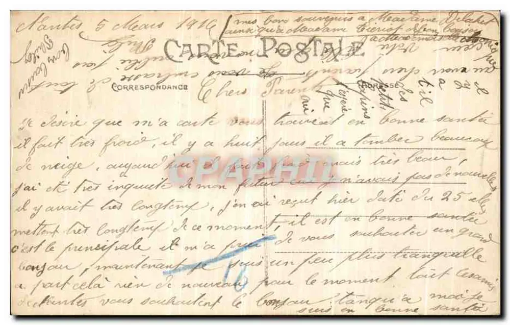 NANTES — Plac Louis-XVI — Kolekcja F. Chapeau, Nantes - 9e millie - Rewers