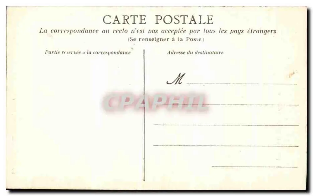Nantes — Het ijzeren poel van het kasteel — Hélototype Dugas et Cie, Nantes, n°80 - Achterkant
