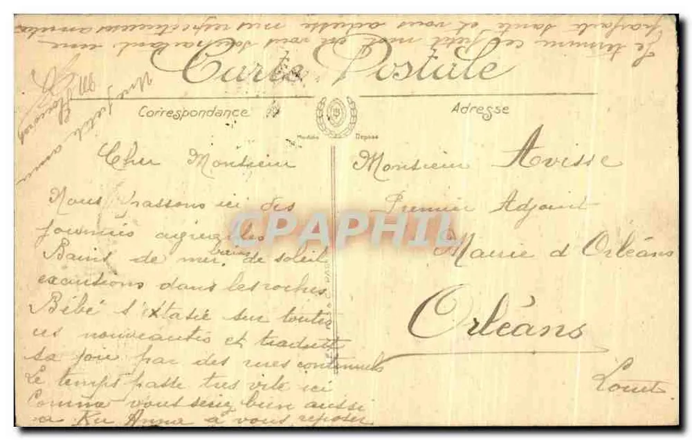 Pornichet — Falésias despedaçadas — LL. n°36 - Verso