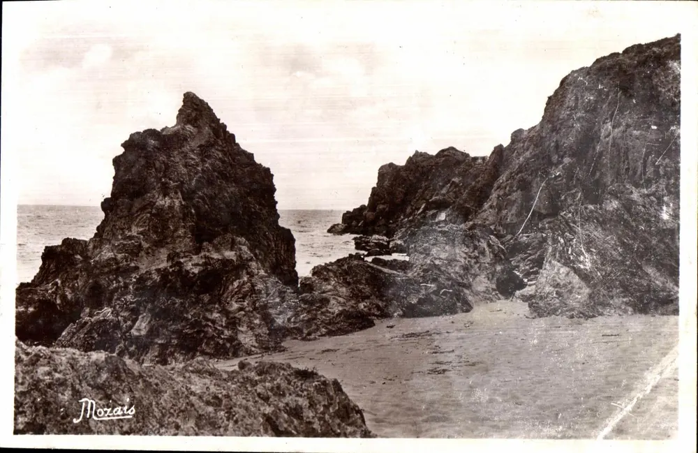 Les Rochers de Kongrigou — Pornichet (Loire-Inférieure) — Édit. J. Nozaïs, Nantes - Frente