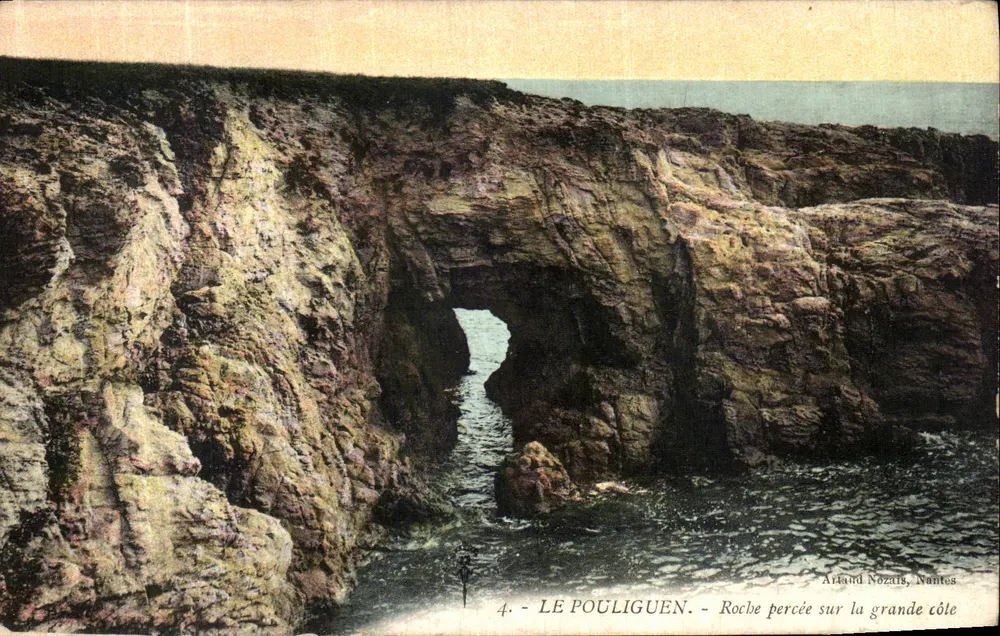 Le Pouliguen - Die durchbrochene Felsen auf der großen Küste — Ariaud Nozais, Nantes - Vorderseite