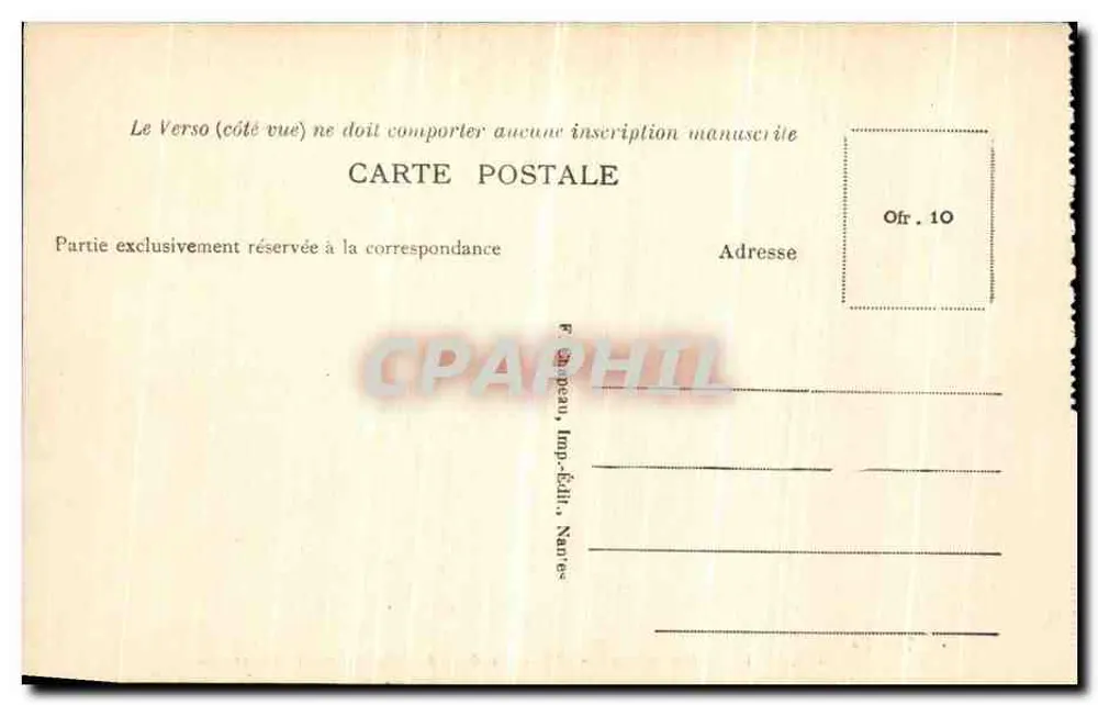 Le Pouliguen (Loire-Inf.) — Der Kai am Ende der Promenade — 7e mille, Nr. 152 - Rückseite