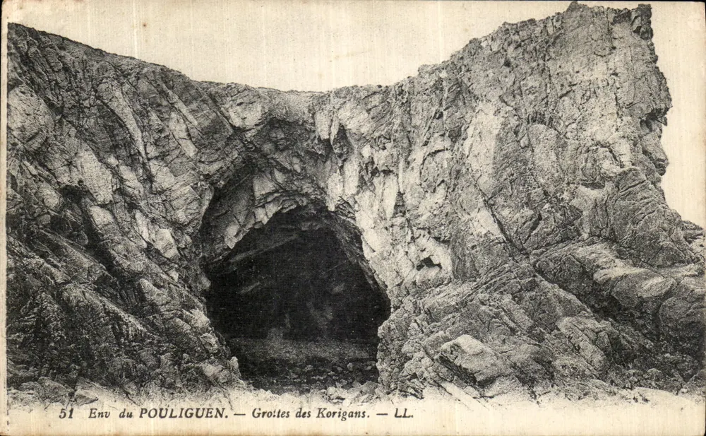 Von POULIGUEN — Korigan-Höhlen — LL - Vorderseite