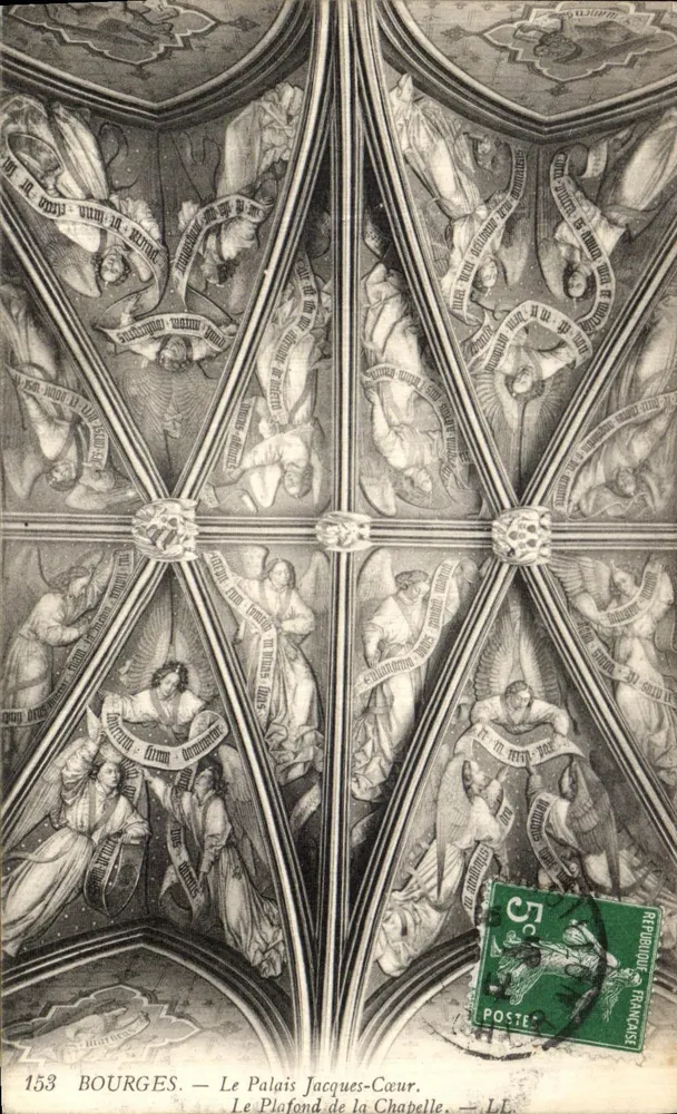Bourges — Die Decke der Kapelle Jacques-Cœur — LL. n°153 - Vorderseite