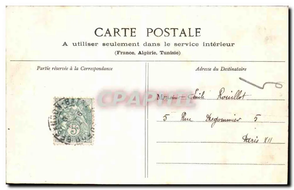 Besançon - O Doubs e a Malatte — L. F. e V., Paris - 285. - J. Liard, editor - Verso