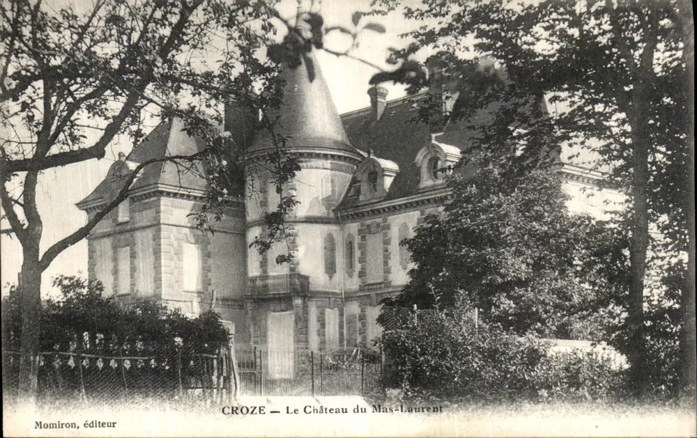 CROZE — O Castelo do Mas-Laurent — Momiron, editor - Frente