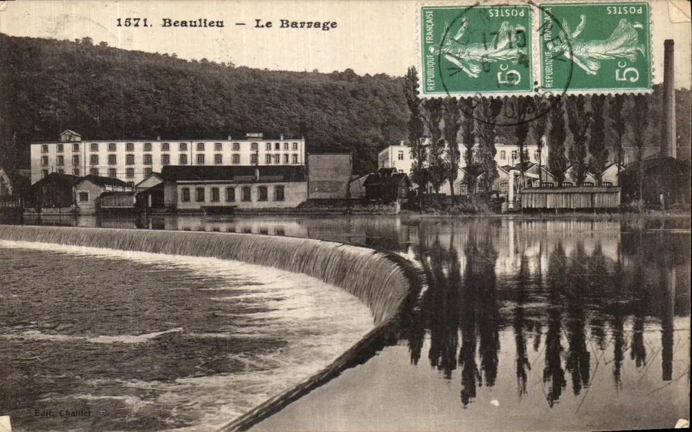 Beaulieu — O Barragem — Edit. Challiet - Frente