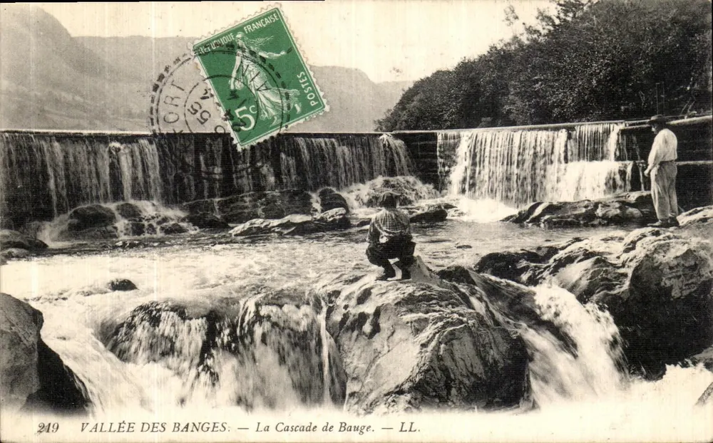 Tal der Banges — Der Bauge-Wasserfall — LL. — Nr. 249 - Vorderseite