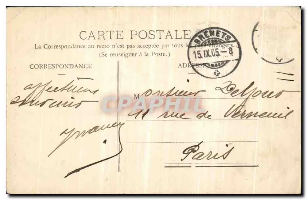Franche-Comté pitoresca — O Saout do Doubs, altura 28m — série 302 - Verso