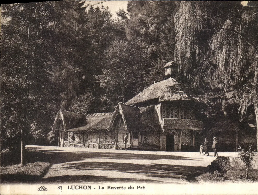 Luchon - A Buvette do Pré — editor 'La Reine des Pyrénées' n°31 - Frente
