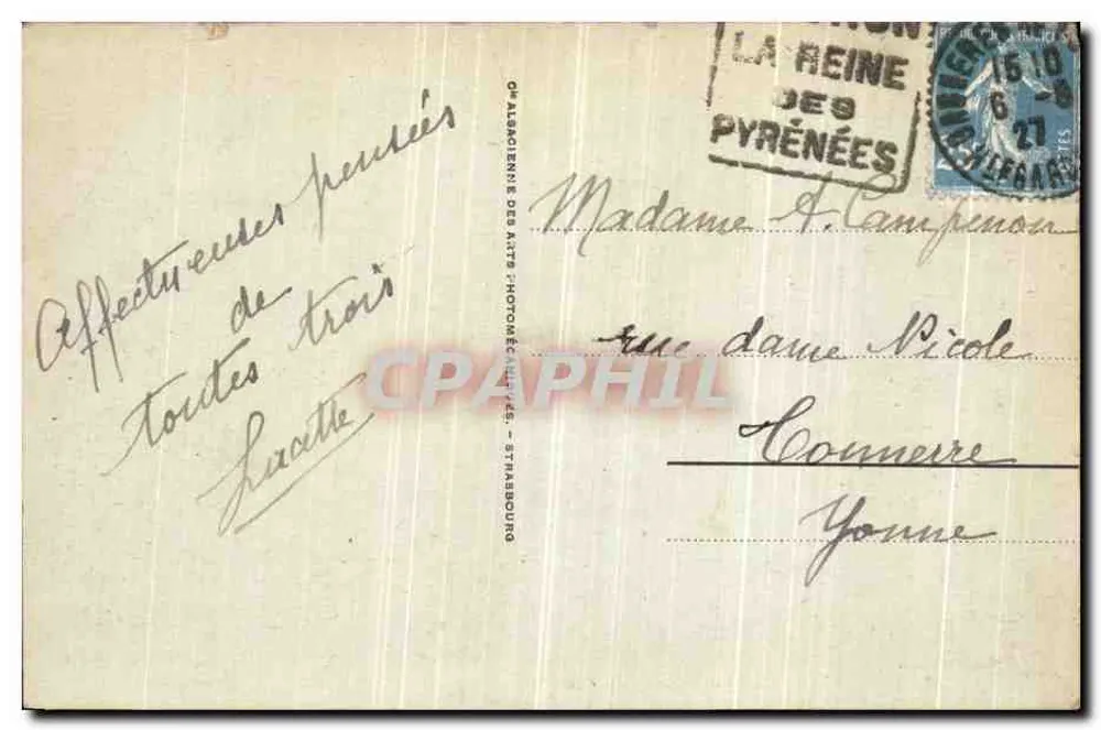 Luchon - A Buvette do Pré — editor 'La Reine des Pyrénées' n°31 - Verso