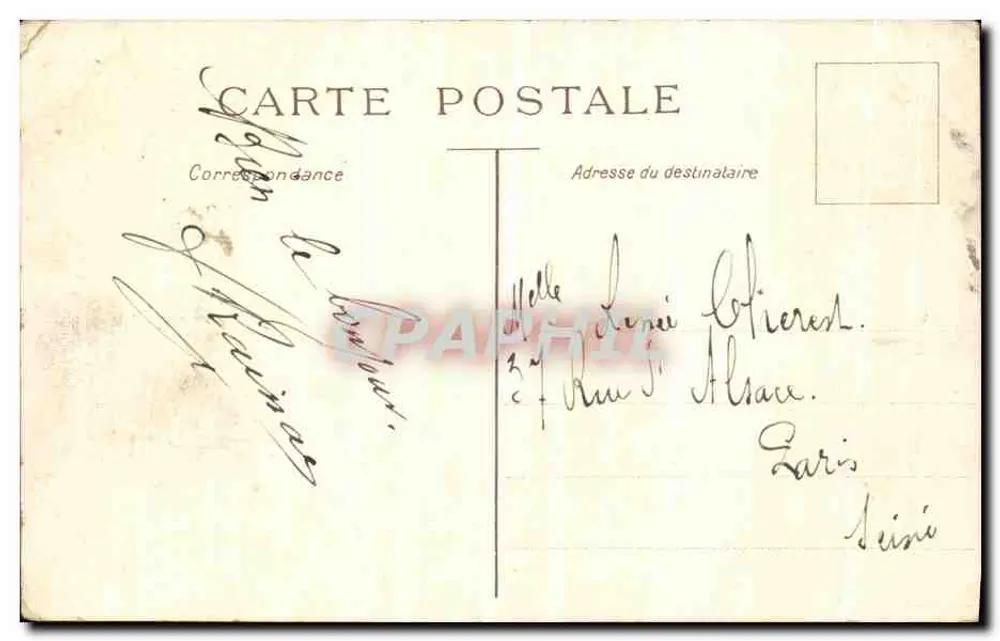Montpellier — Place de la Comédie und Square de la Gare de Palavas — Edition by Nouvelles Galeries, Montpellier - Rückseite
