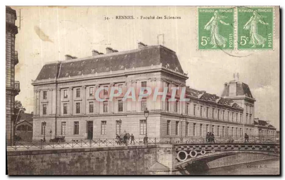 Rennes - Faculdade de Ciências — Edição A. 12 - Frente