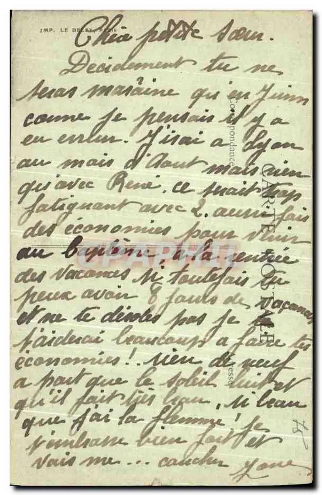 PARIS - Passy — Die Brücke des Métropolitain — Verlag B.D.D. n°4337 - Rückseite