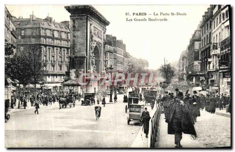 Parigi — La Porte St-Denis — Les Grands Boulevards — n°97 - Recto