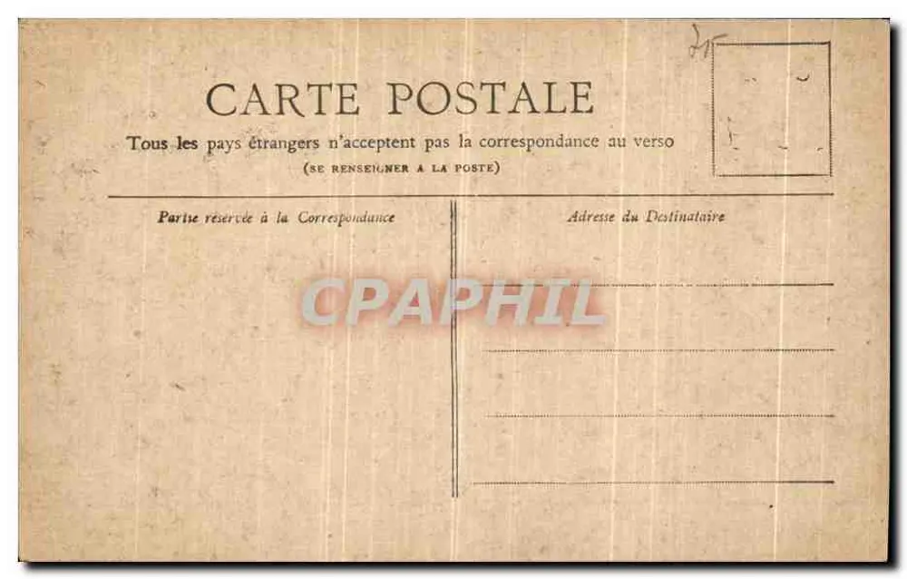 Paris — Ansicht der Place du Théâtre Français — Collection Petit Journal - Rückseite