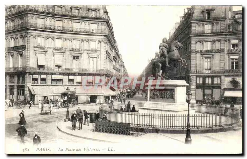Paris - La Place des Victoires — LL. n°384 - Frente