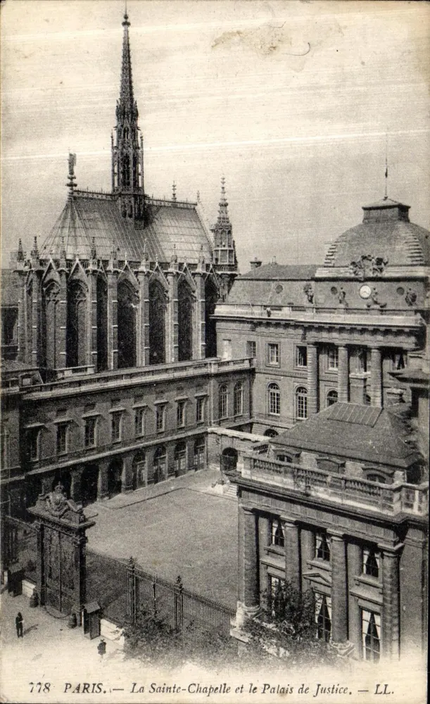 Paris — La Sainte-Chapelle und das Palais de Justice — LL. — n° 778 - Vorderseite