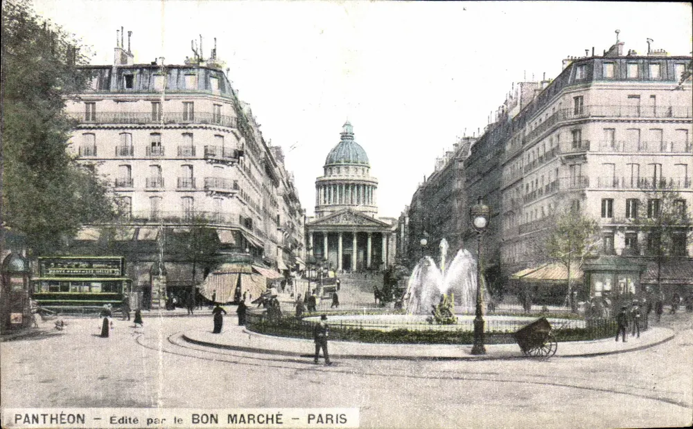 Panteão — Editado pelo Bon Marché — Paris - Frente