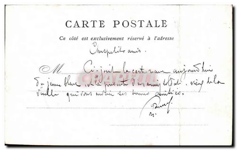 Panteão — Editado pelo Bon Marché — Paris - Verso