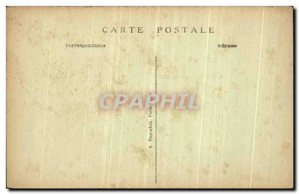 Paris — Arc de Triomphe und die Flamme des Gedenkens — A. P. n°490 - Rückseite