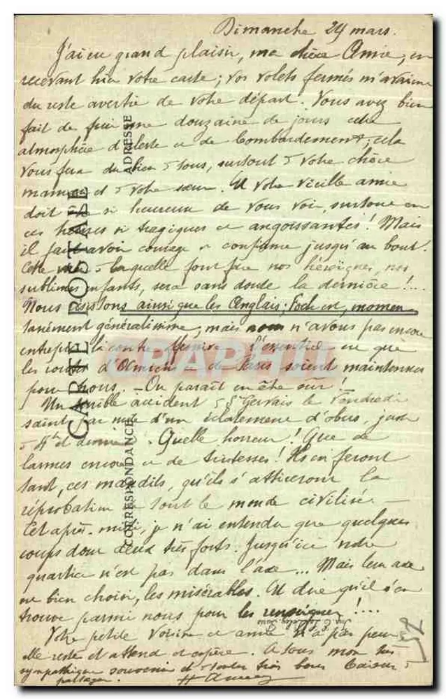 PARIS — Die Pfeile von Notre-Dame und Ansicht der Seine — Verlag P. L. B. n° 4403 - Rückseite