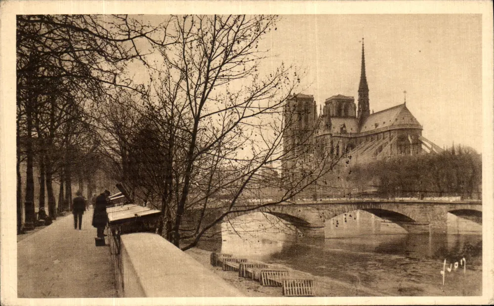 Notre-Dame aus Sicht des Quais de la Tournelle — Paris — Éditions Martel - Vorderseite