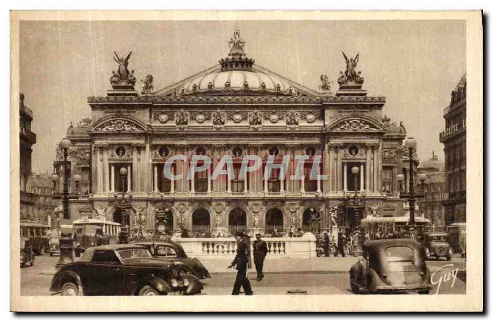 Operntheater — Paris — Verleger GUY, Nr. 1013 - Vorderseite
