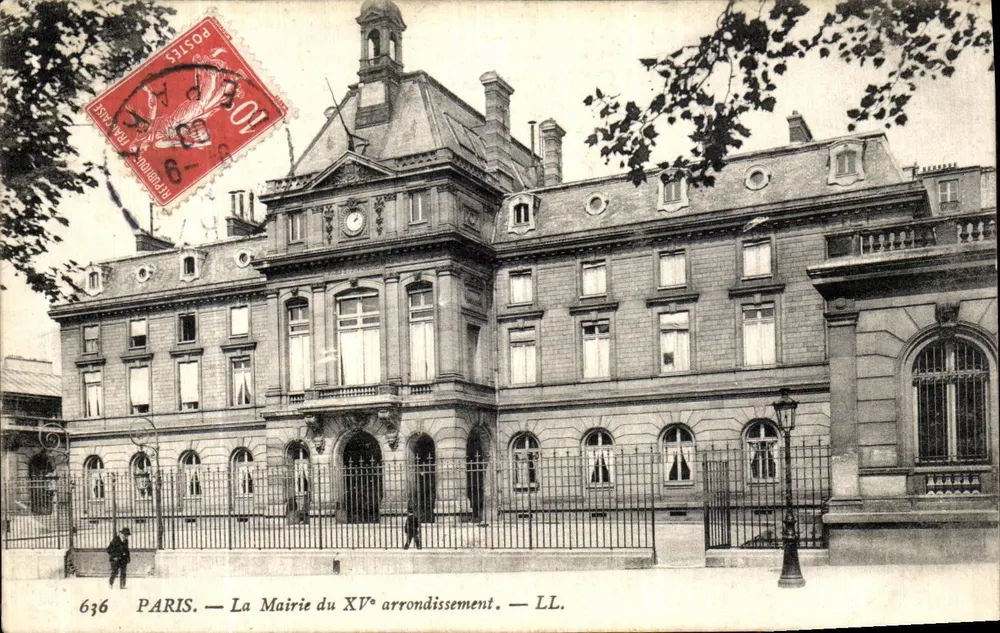 Paris — A Prefeitura do 15º Distrito — LL. — n° 636 - Frente