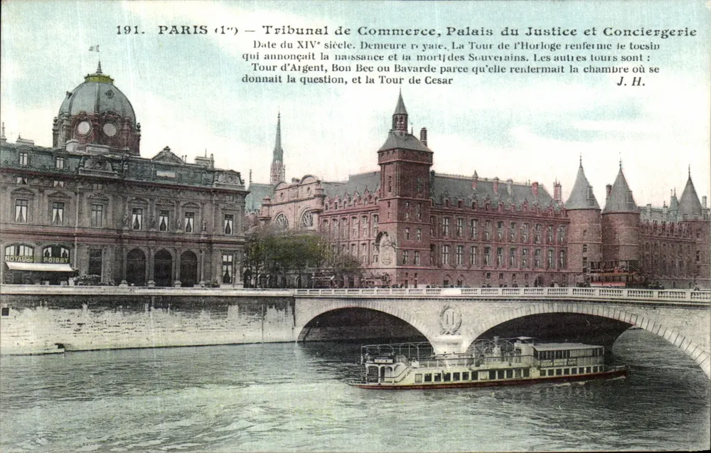 Paris (1°) — Handelsgericht, Justizpalast und Conciergerie — Noyades Poiset - Vorderseite