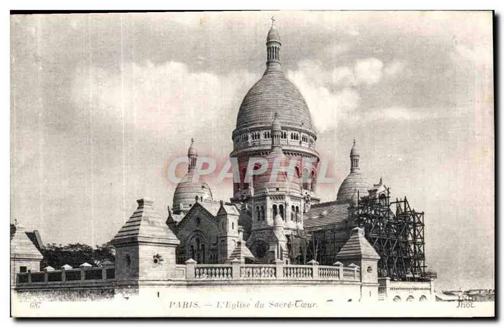 Paris — Die Kirche des Heiligen Herzens — Jhot, n° 687 - Vorderseite