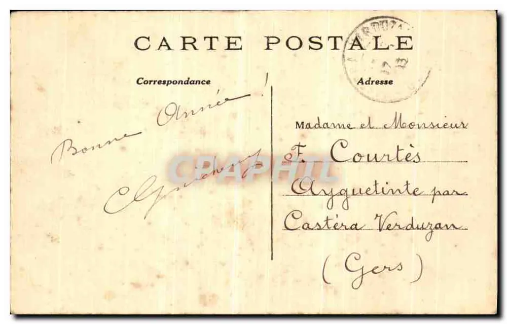 Paris - La Butte-Montmartre und der Sacré-Cœur — C.M. Nr. 78 - Rückseite