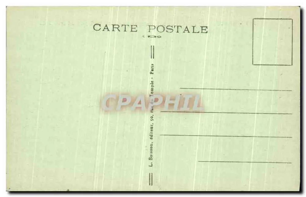 Paris — Panorama des Trocadéro vom Eiffelturm aus — J.H. — Nr. 519 - Rückseite