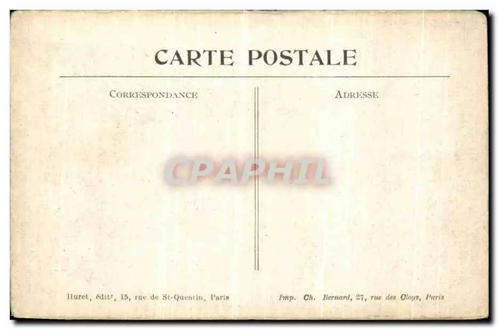 Arvillers (Somme) — Zwei bombardierte Häuser, die ineinander gestürzt sind — Visé à Paris No. 161 - Rückseite