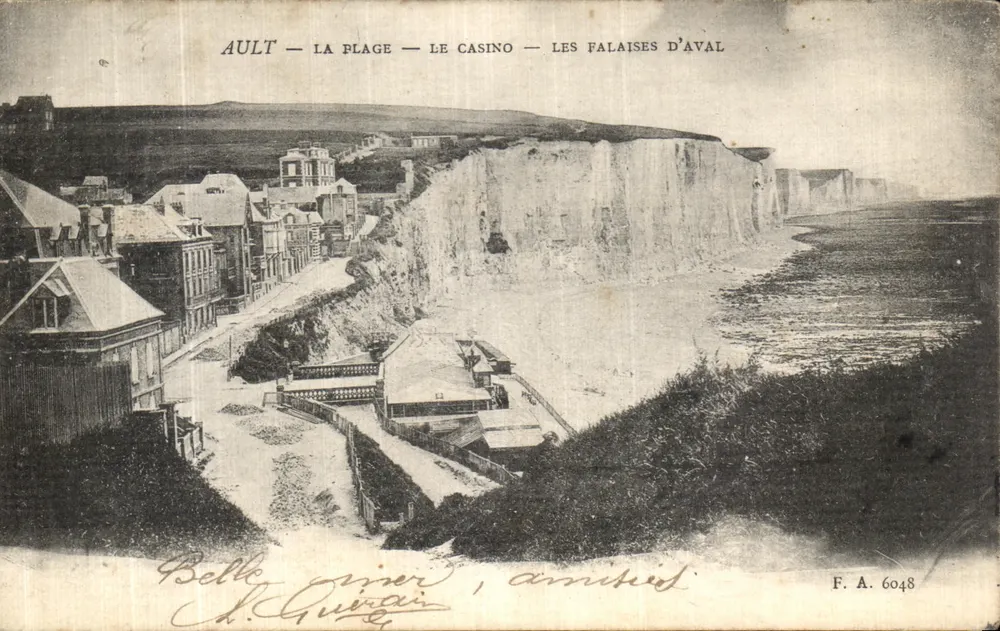 Ault — Der Strand — Das Casino — Die Aval-Klippen — F.A. 6048 - Vorderseite