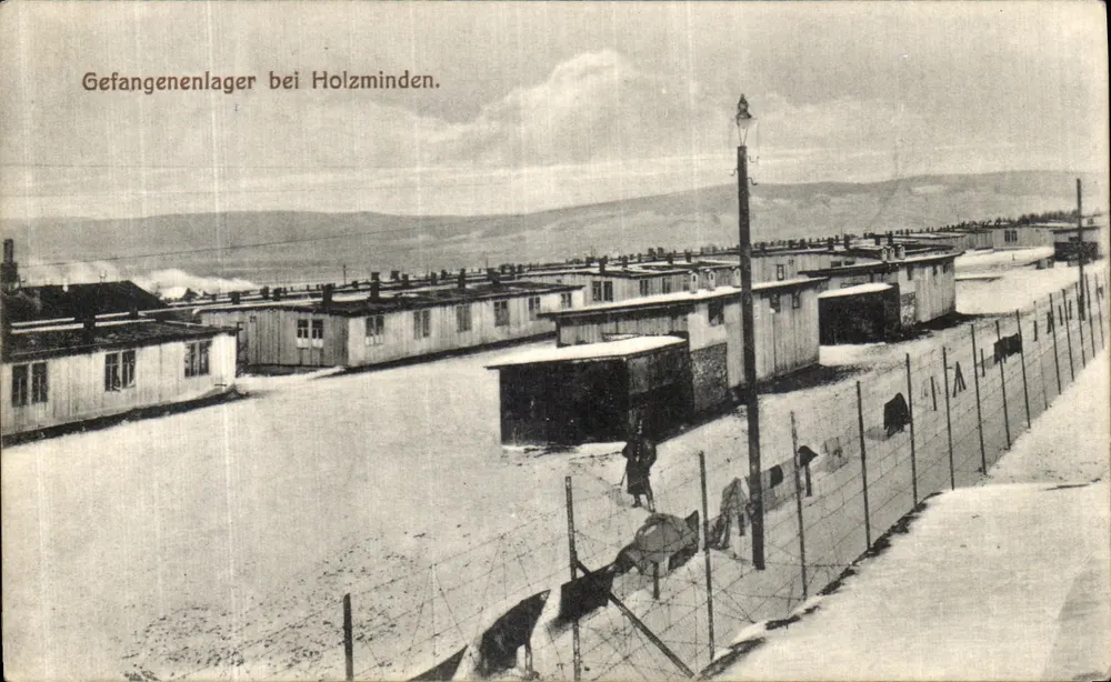Kriegsgefangenenlager bei Holzminden — Gefangenenlager bei Holzminden — Verlag Carl Otto Schulte, Holzminden - Vorderseite